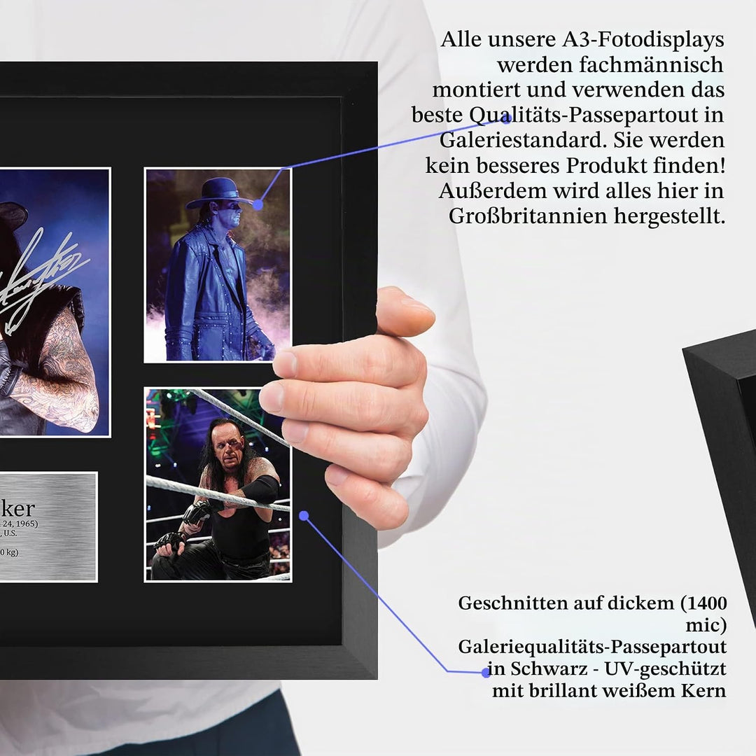 HWC Trading FR A3 The Undertaker Wrestling Geschenke Gedruckt, Signiert Autogramm Bild Für WWE &amp; WWF