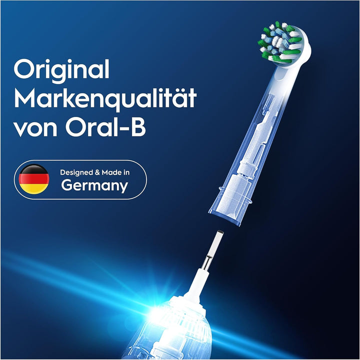 Oral-B Pro CrossAction Aufsteckbürsten für elektrische Zahnbürste, 12 Stück, überlegene Zahnreinigun