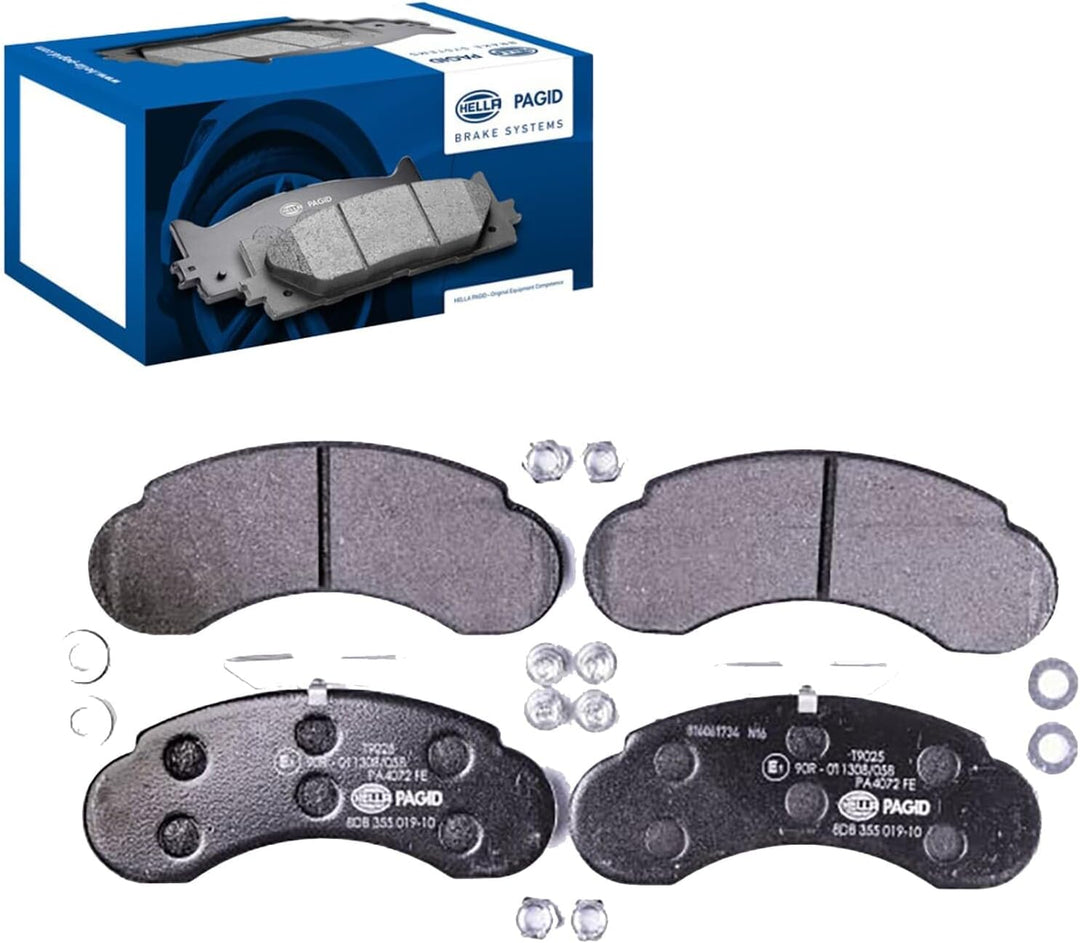 HELLA PAGID 8DB 355 019-101 Bremsbelagsatz - T9025 - Dicke/Stärke: 14mm - Bremssystem: Bendix - nich