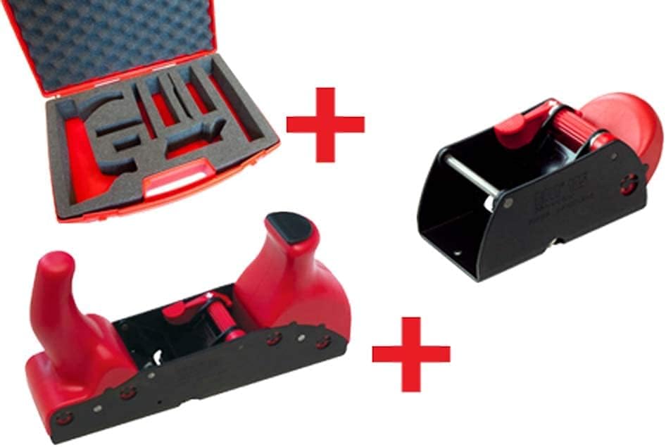 RALI Handholzhobelset für Holzbearbeitung | 1 Koffer mit 220 Monobloc &amp; 105 Monobloc, Handhobelset m