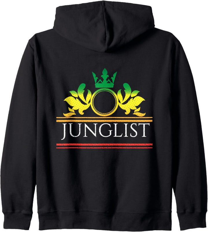 Junglist Massive 174 BPM DnB Music Dubstep EDM Drum And Bass Kapuzenjacke