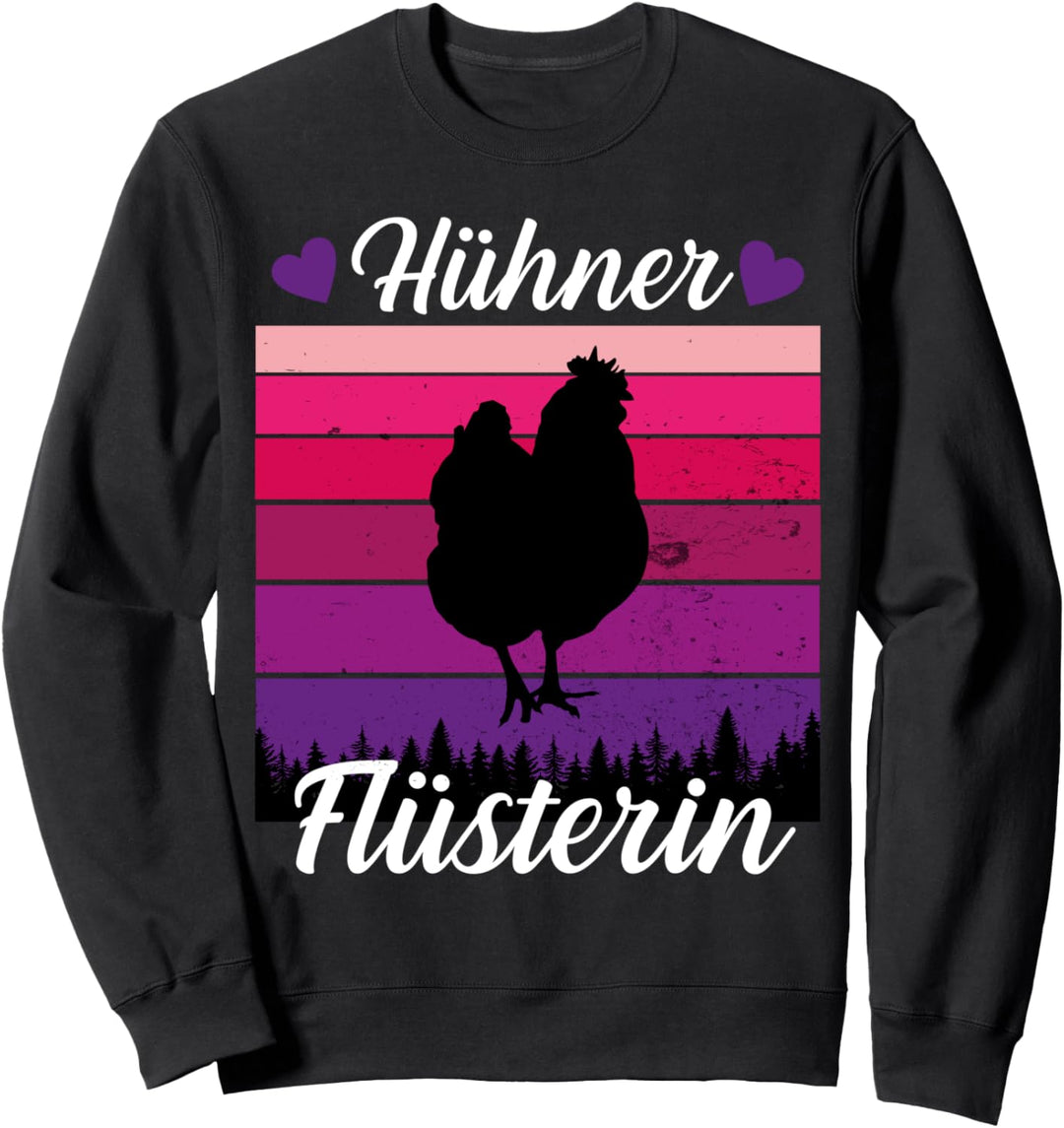 Hühner Flüsterin Bäuerin Landwirtin Überraschung Huhn Mama Sweatshirt