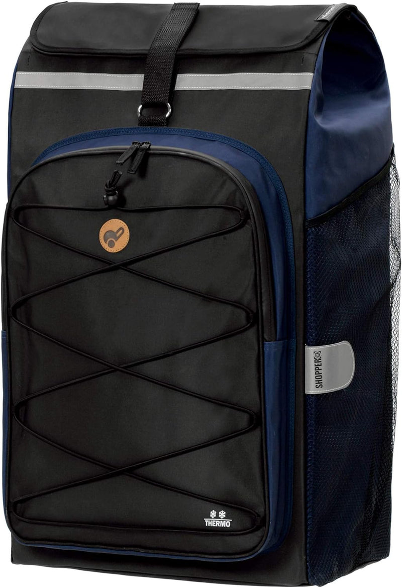 Andersen Shopper Tasche Fado 2.0 72 Liter blau und mit integriertem Thermofach 9 Liter