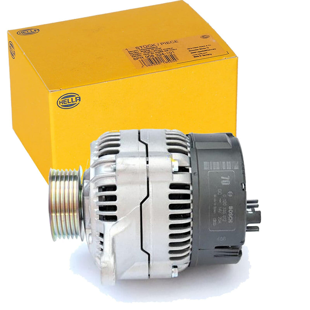 HELLA - Generator/Lichtmaschine - 14V - 70A - für u.a. Peugeot 306 Hatchback (7A, 7C, N3, N5) - 8EL