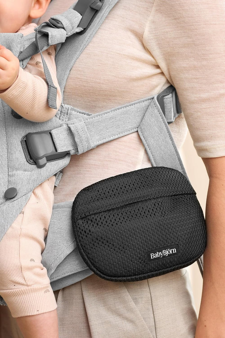 BabyBjörn Taschenbeutel für Babytrage, Netzstoff, Schwarz Taschenbeutel für Babytrage Schwarz, Tasch