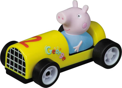 Carrera FIRST Peppa Pig Soapbox Race Rennstrecken-Set I elektrische Rennbahnen und Slotcars im Masss