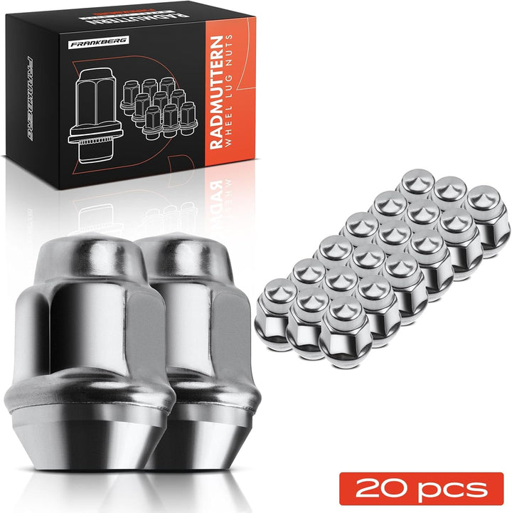 Frankberg 20x Radmutter Kompatibel mit Commander XH XK 3.7L-5.7L 2005-2010 Nitro 2.8L-4.0L 2006-2012