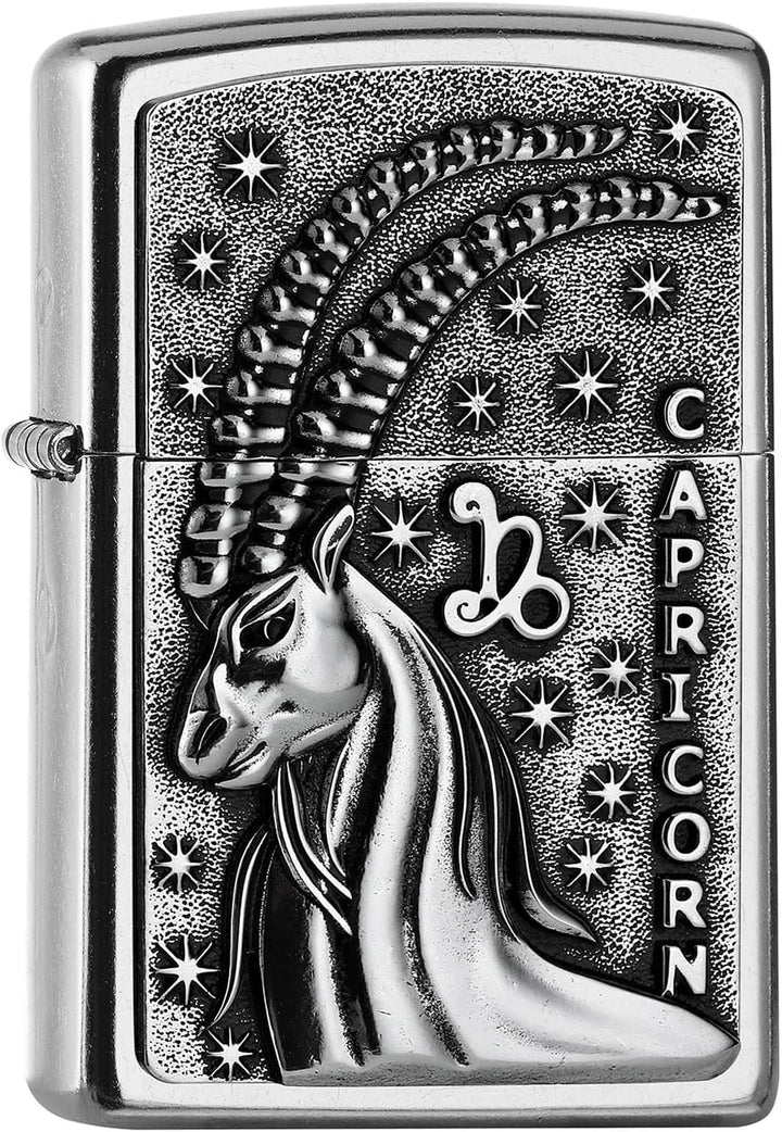 Zippo,2006506,PL AA8207 CapricornTierkr. V19 Feuerzeug,Messing, Design, 5,83,81,2