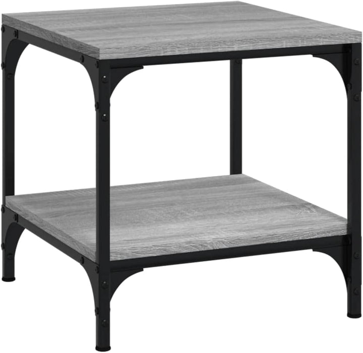 vidaXL Couchtisch Grau Sonoma 50x50x40 cm Holzwerkstoff