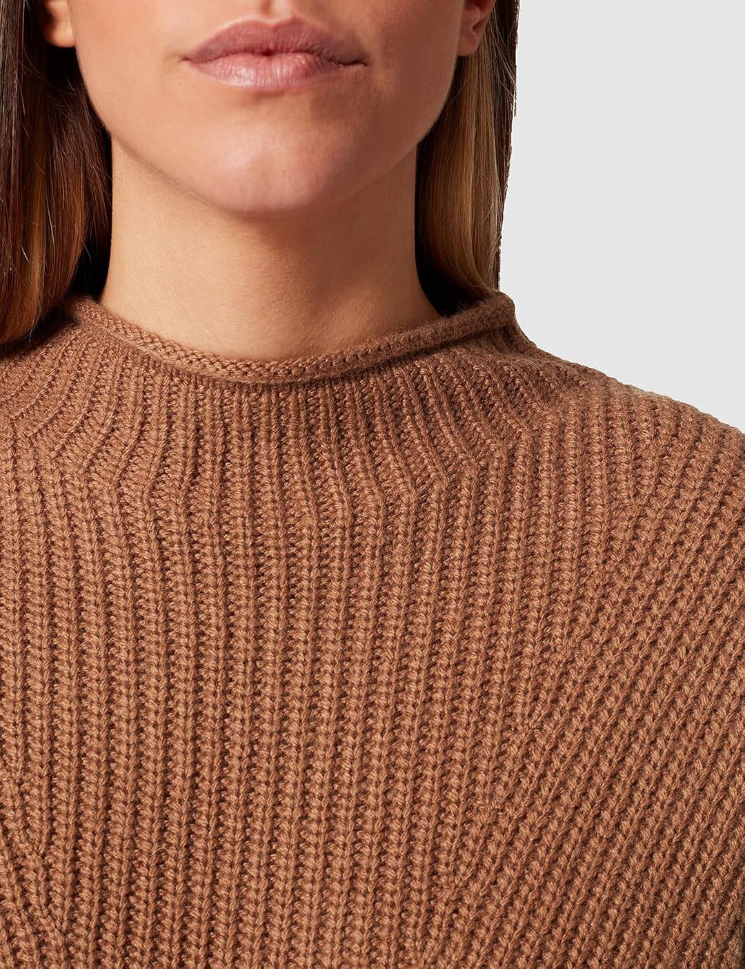 Camel Active Womenswear Damen 3095366K13 Pullover S Caramel, S Caramel