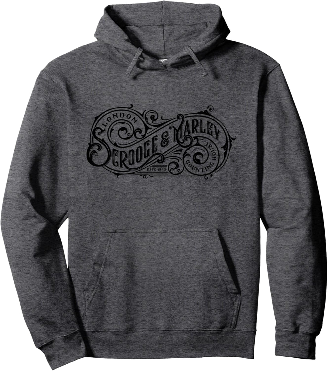 Scrooge und Marley Zählen Haus Weihnachten Ebenezer Pullover Hoodie
