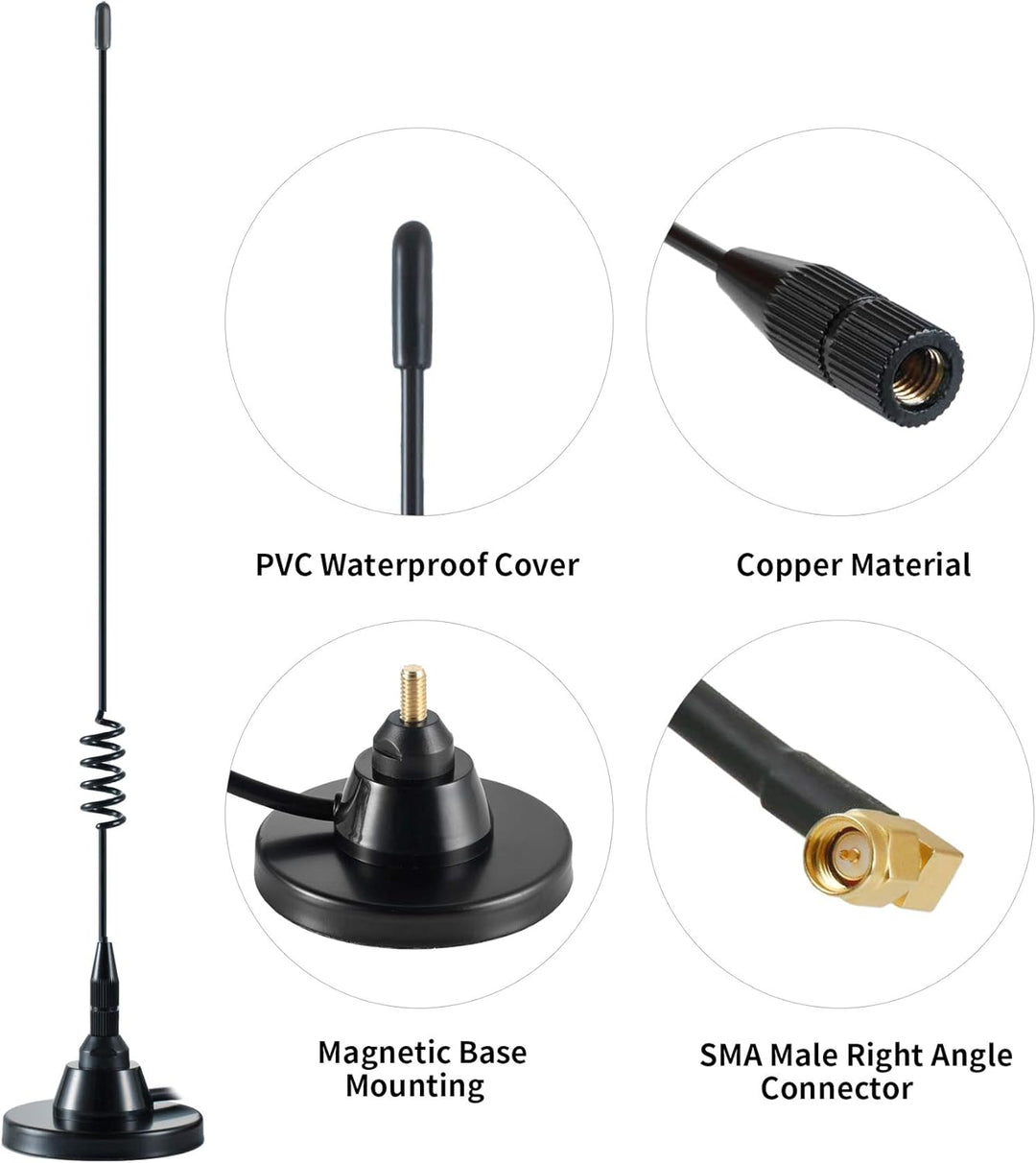 Eifagur Ersatz-Antenne mit grosser Reichweite, kompatibel mit Garmin GPS Alpha 100 200 200i Astro 22
