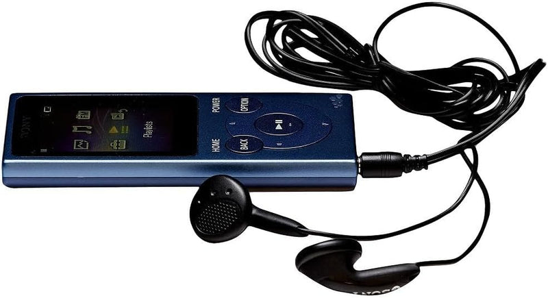 Sony NW-E394 Walkman 8GB (Speicherung von Fotos, UKW-Radio-Funktion) blau blau Single, blau Single