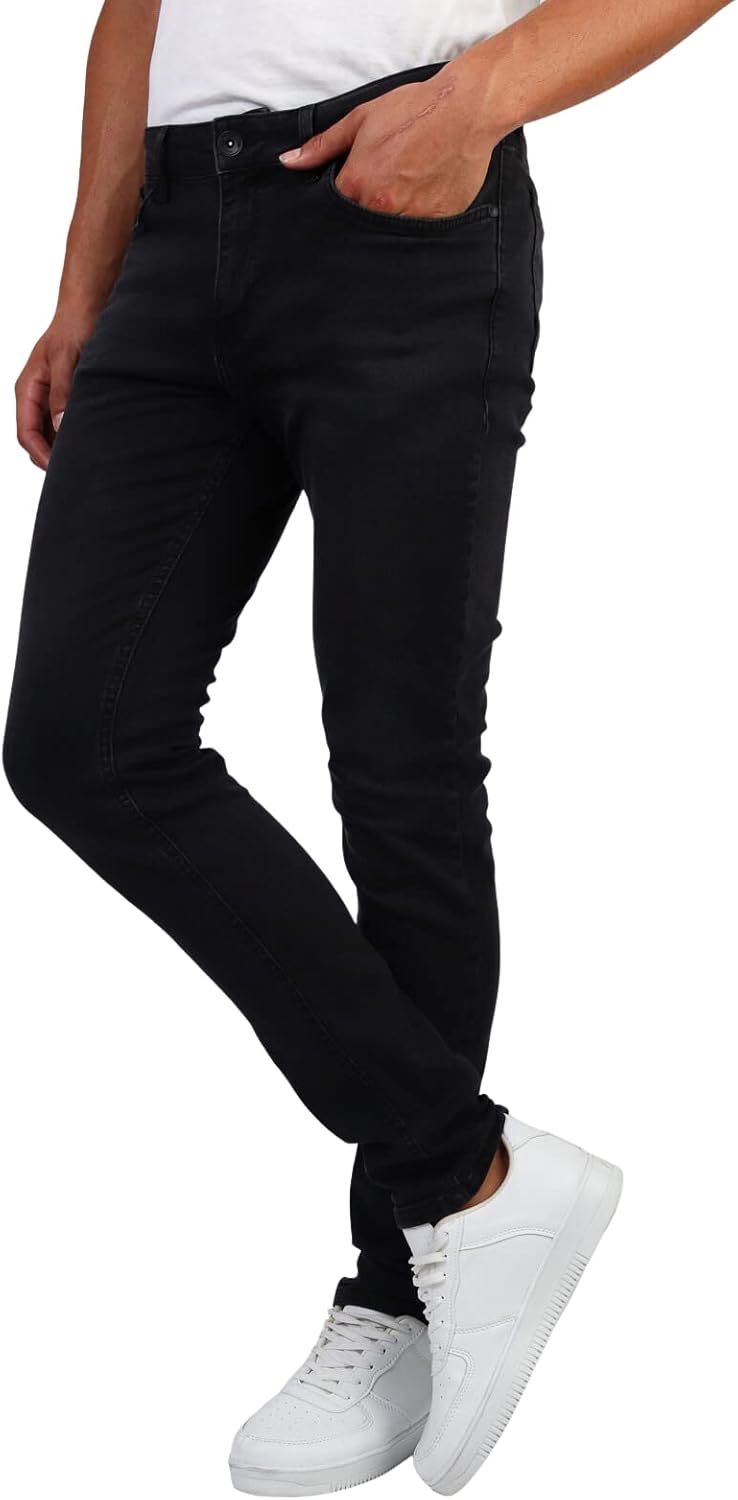 HALAT'S Herren Jeans Slim Fit - Baumwolle Jeanshose Stretch für Herren mit Schlanke Elastizität 30W