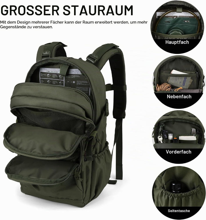 Mardingtop 28L/40L Militär Rucksack Wanderrucksäcke Trekkingrucksack Tactical Molle Rucksack für Cam