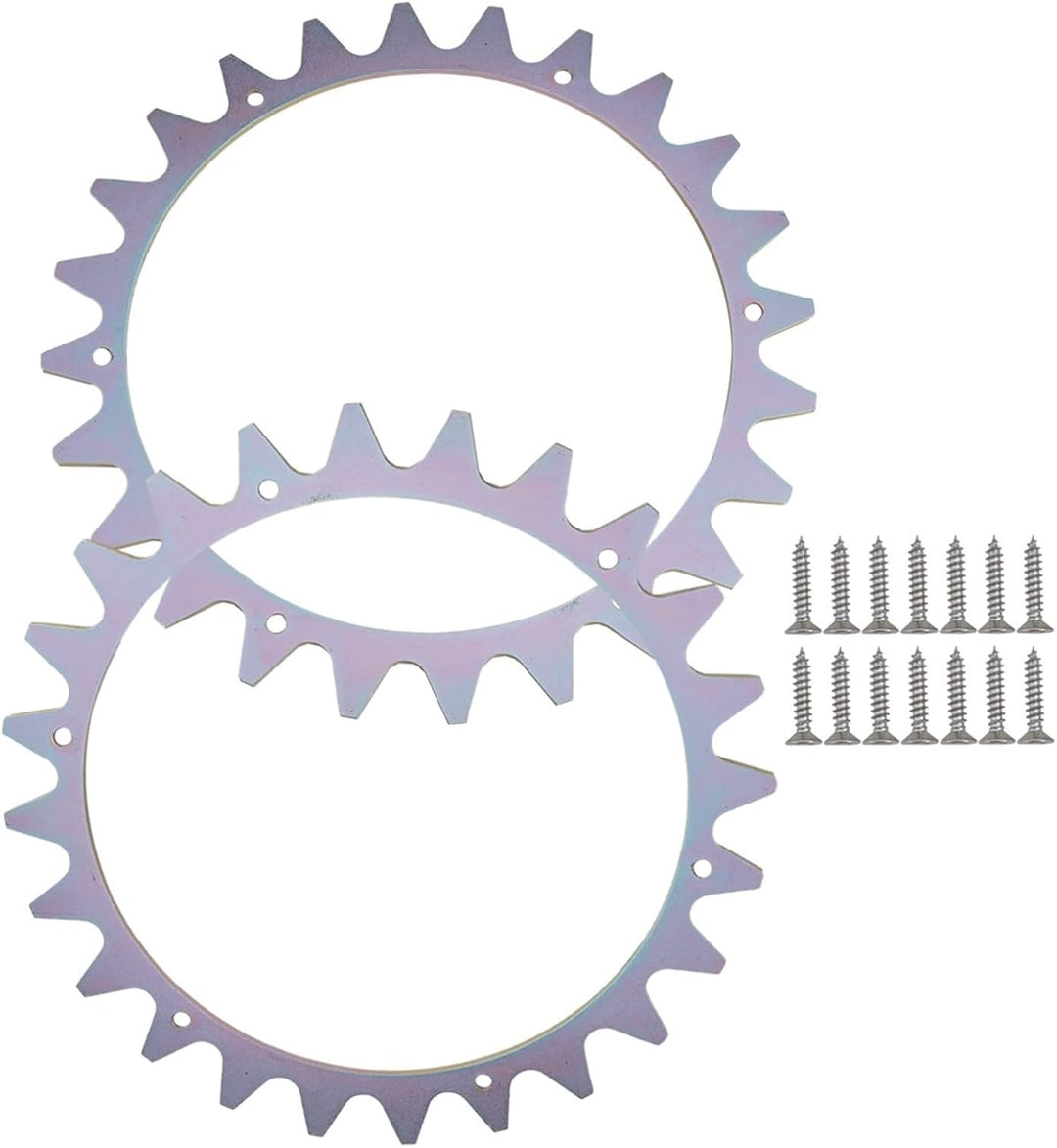 2 Stück Edelstahl-Mäher-Spikes, Roboter-Rasenmäher-Schrauben, Traktionsverbesserung für RMI 422, 225