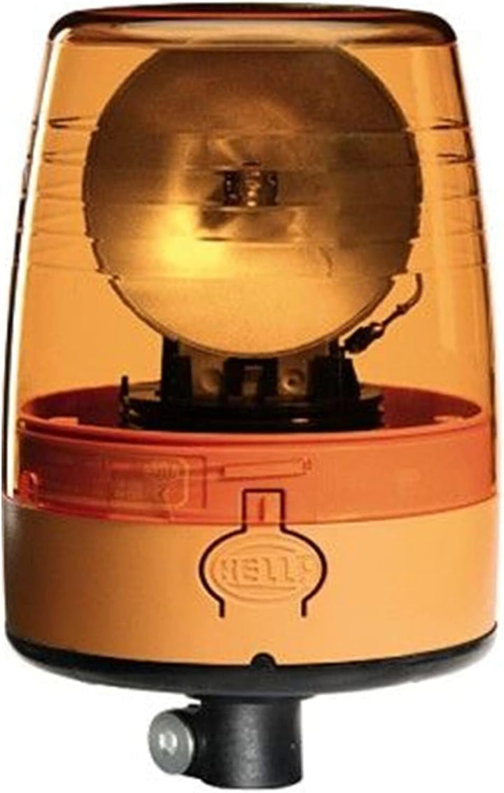 HELLA - Halogen-Rundumkennleuchte - KL JuniorPlus - 24V - gelb - Rohrstutzen - Menge: 1 - 2RL 008 96