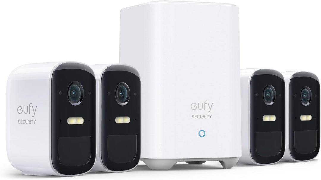 eufy Security eufyCam 2C Pro, Überwachungskamera aussen, 2K Auflösung, 180 Tage Akku, Kompatibel mit