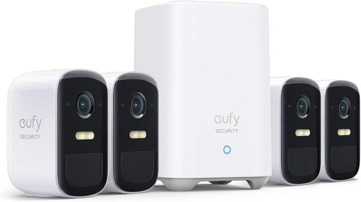 eufy Security eufyCam 2C Pro, Überwachungskamera aussen, 2K Auflösung, 180 Tage Akku, Kompatibel mit