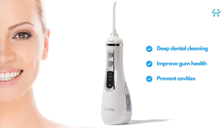 Leistungsstarker kabelloser Wasserflosser, Oral Irrigator für eine gründliche Reinigung, Zahnpflege,