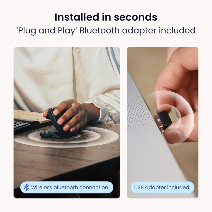Contour Unimouse Ergonomische Maus | Einstellbare Neigung von 35°-70°, 6 programmierbare Tasten, Dau