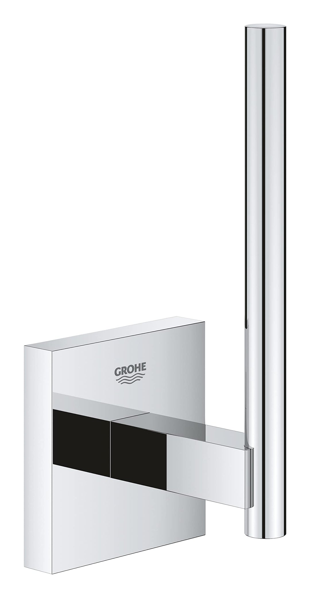 GROHE Start Cube - Reservepapierhalter (Wandmontage, verdeckte Befestigung, Material: Metall), chrom