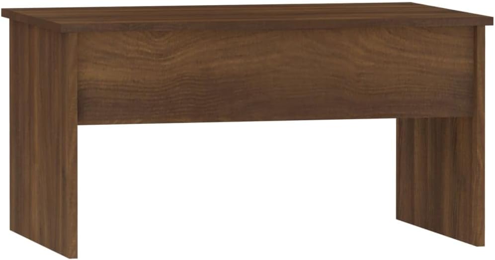 FIRBNUS 80x50,5x41,5 cm Couchtisch Höhenverstellbar Beistelltisch Wohnzimmertisch Kleiner Tisch Wohn
