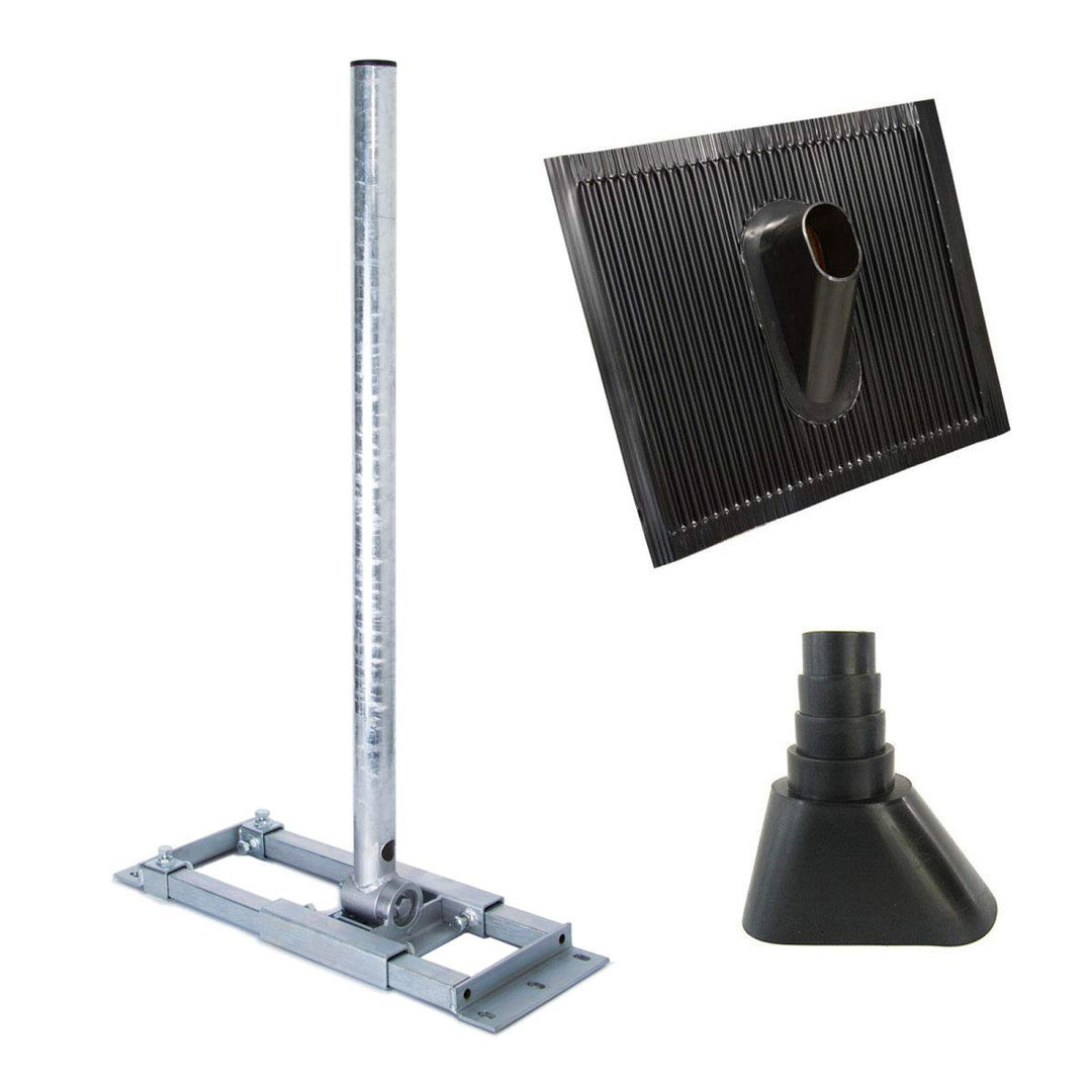 Premium X Deluxe X90-48 Dachsparrenhalter 90cm Mast Sparrenhalter SAT Dach-Halterung Dachabdeckung A
