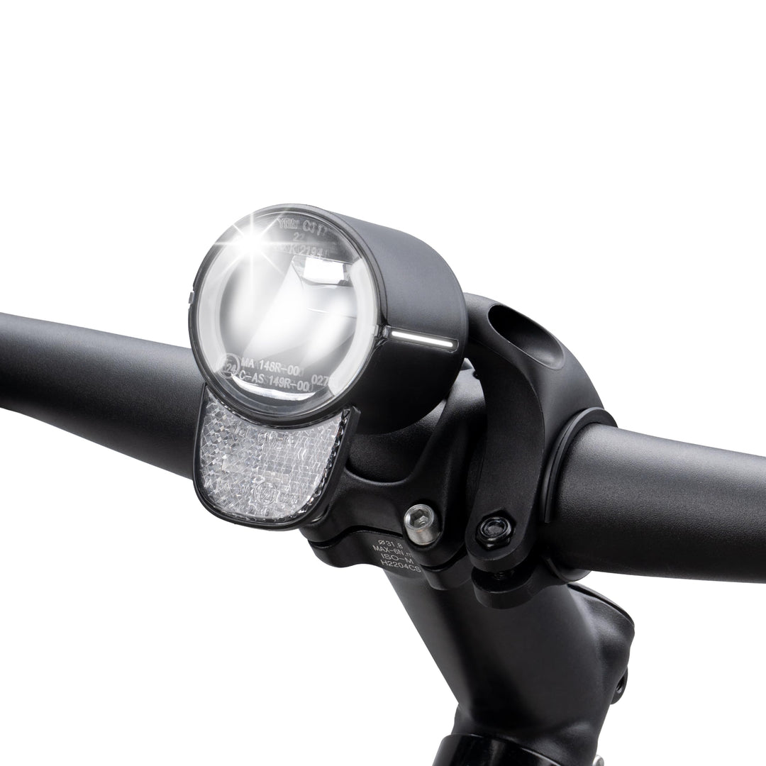 E-Bike LED Fahrradlicht Vorne, 60LUX StVZO Zulassung Frontlicht, Fahrradlicht mit Reflektor, Fahrrad