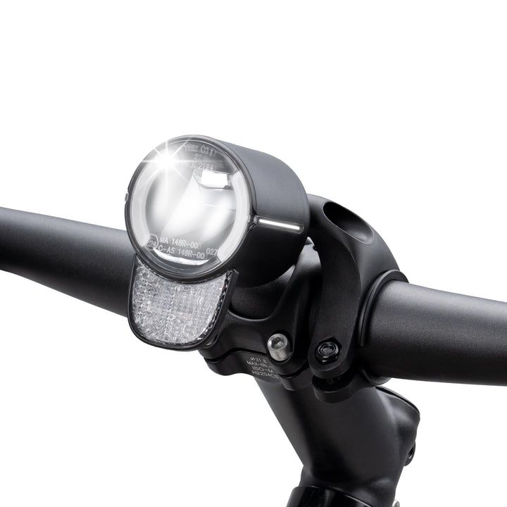 E-Bike LED Fahrradlicht Vorne, 60LUX StVZO Zulassung Frontlicht, Fahrradlicht mit Reflektor, Fahrrad