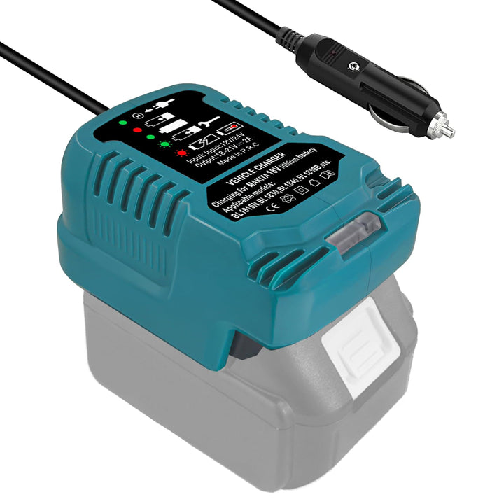 Mini Auto ladegerät für Makita 18V Akku, tragbares Schnellladegerät für das Auto, 1/4 Grösse des DC1