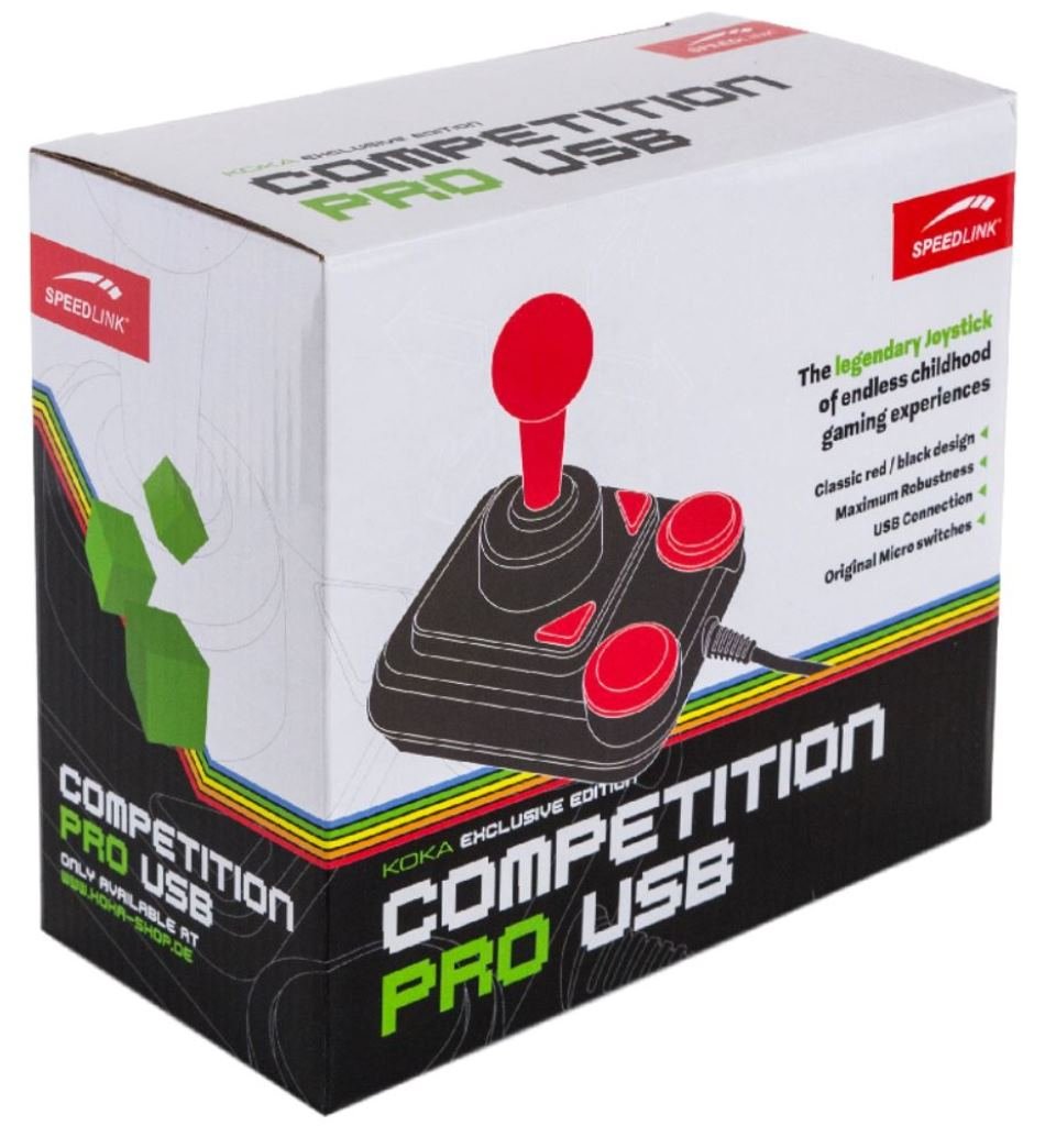 Original Speedlink Competition Pro USB KOKA Exclusive Edition Joystick Retro-Gaming Games PC / MAC [
