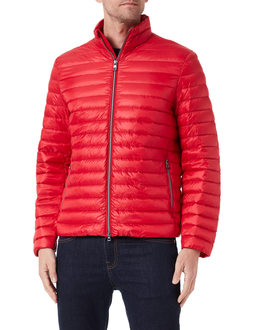 Geox Herren M Warrens Jacket 48 True Red, 48 True Red
