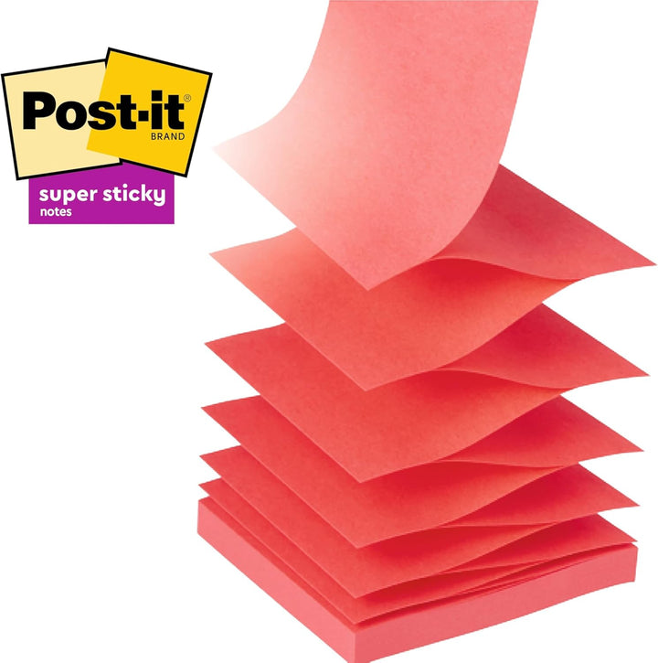 Post-it Dispenser Z-Notes CAT, Dispenser mit 1 Block Super Sticky Z-Notes, 90 Blatt pro Block, 76 mm