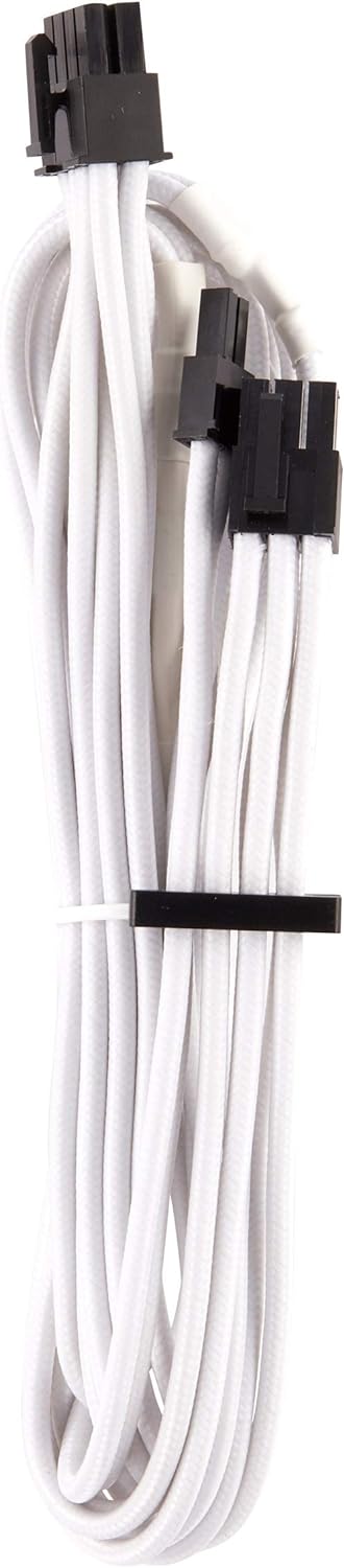 Corsair Premium Sleeved Netzteil Starter-Kabel-Set Typ4 (Generation 4-Serie) Weiss Starter-Set Weiss