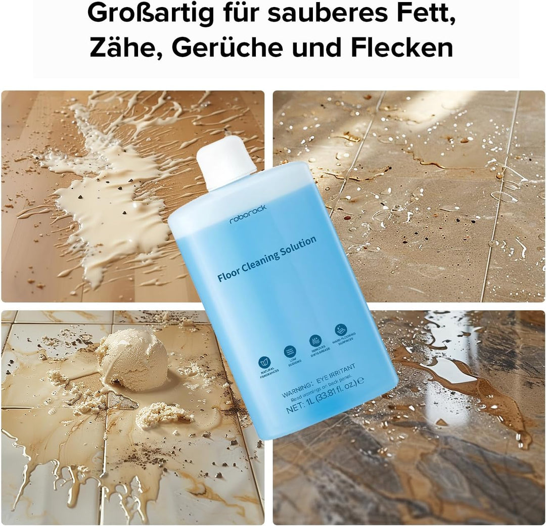 roborock 1L Original Reinigungsmittel für roboorck S/Qrevo/Q-Serie Saugroboter und Dyad/Flexi-Serie