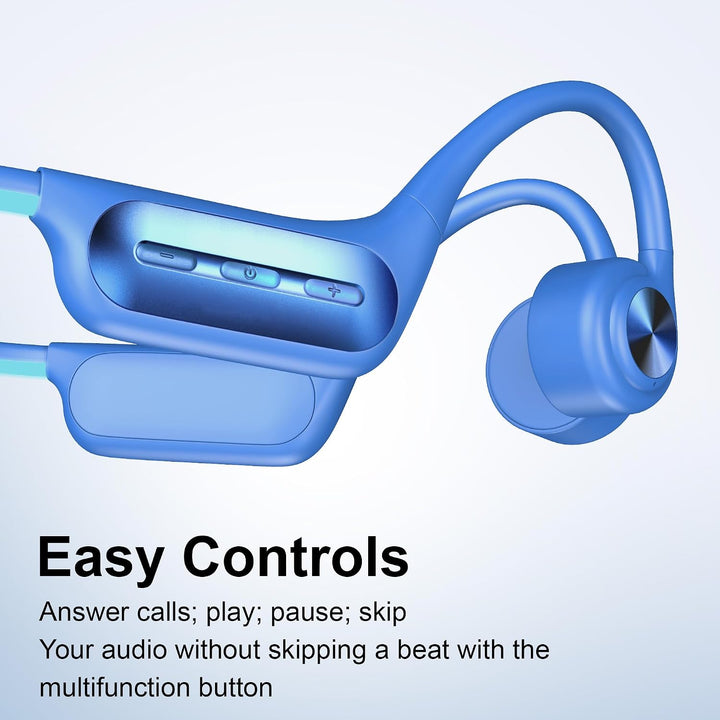 Bluetooth 5.3 Kopfhörer, Knochenleitung, Schwimmen, IP68, wasserdicht, MP3 Speicher 32G, für Sport,