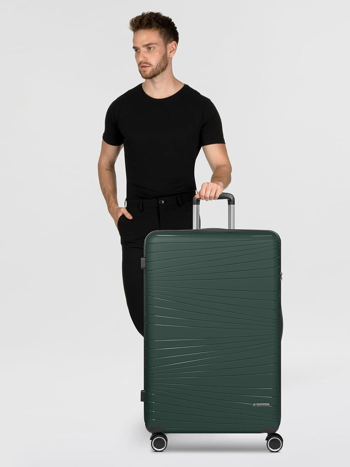 Franky Dallas 3.0 Hartschalen-Trolley mit 4 Rollen 75cm | Ausgestattet mit TSA-Schloss, Leicht | Car