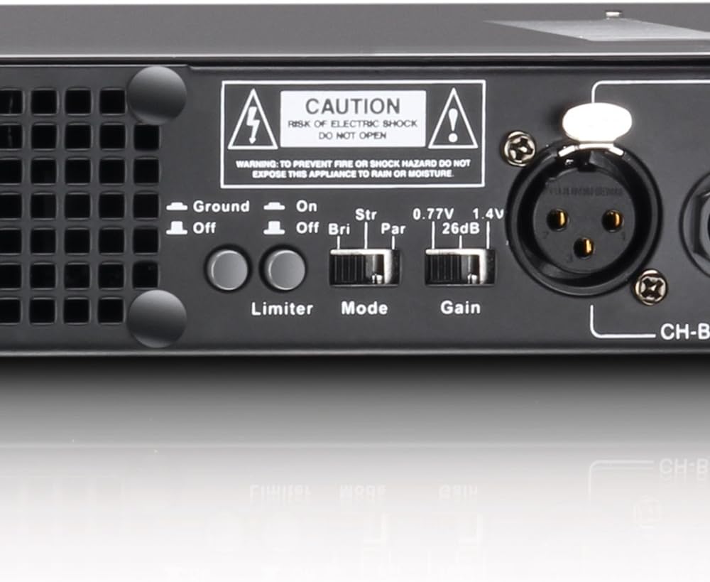 LD Systems XS 200 ; PA Endstufe Class D 2 x 100 W 4 Ohm, Taglia unica XS200, XS200