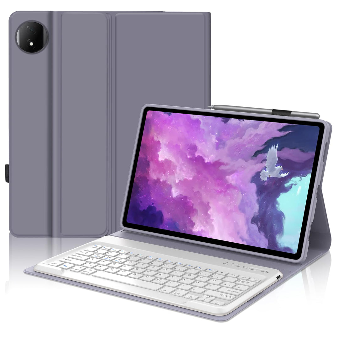 FOGARI Tastatur Hülle für Honor Magic Pad 2 Tablet 12,3 Zoll, Deutscher QWERTZ Tastatur mit Magnetis