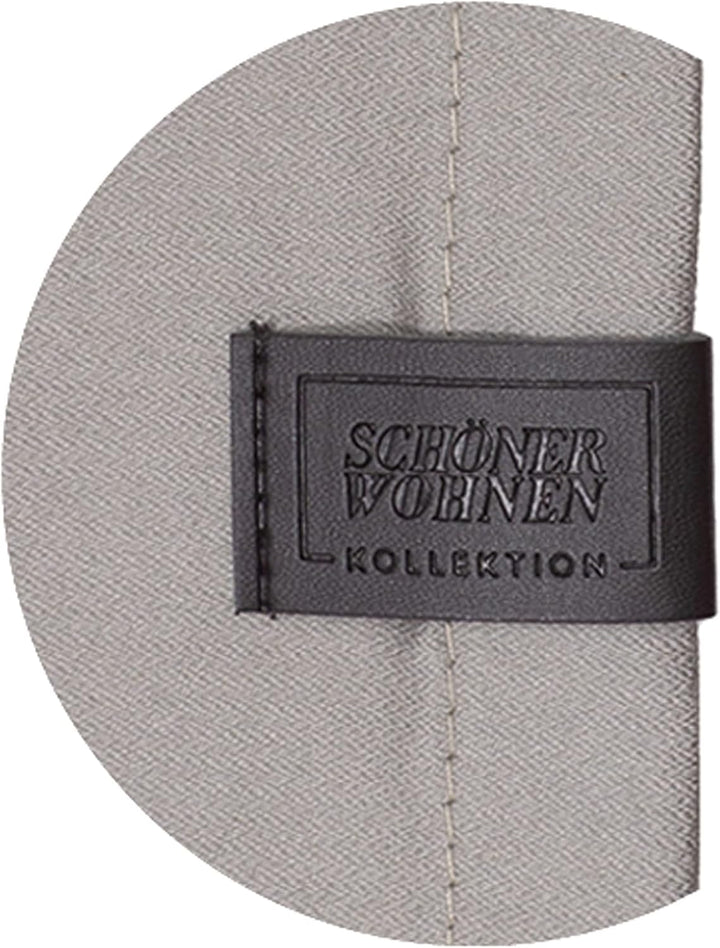 Schöner Wohnen Kollektion Gardine Soft 130x250 - Vorhang Blickdicht grau Baumwollmix - Vorhänge Wohn