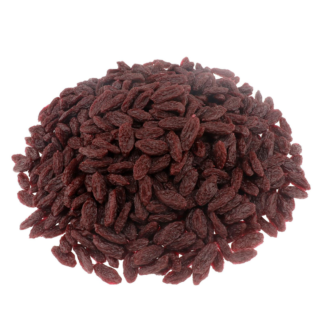 Künstliche lila Rosinen 500g (710Pcs) gefälschte getrocknete Früchte für Hauptküche Tisch Mittelstüc