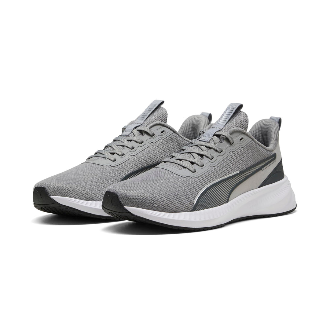 PUMA Unisex Flyer Lite LaufschuheStrassen-Laufschuh 39 EU Gray Echo Shadow Black Silver, 39 EU Gray
