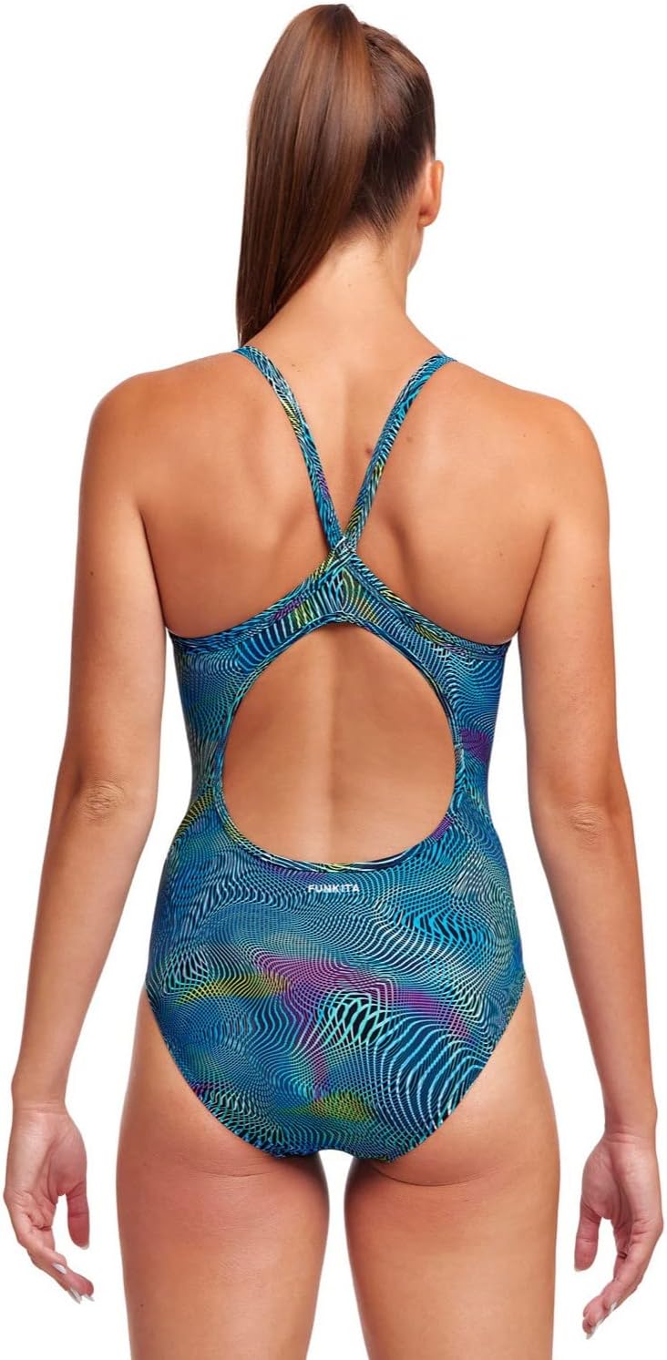 Funkita Badeanzug Damen Wires Crossed 34 Bunt, 34 Bunt