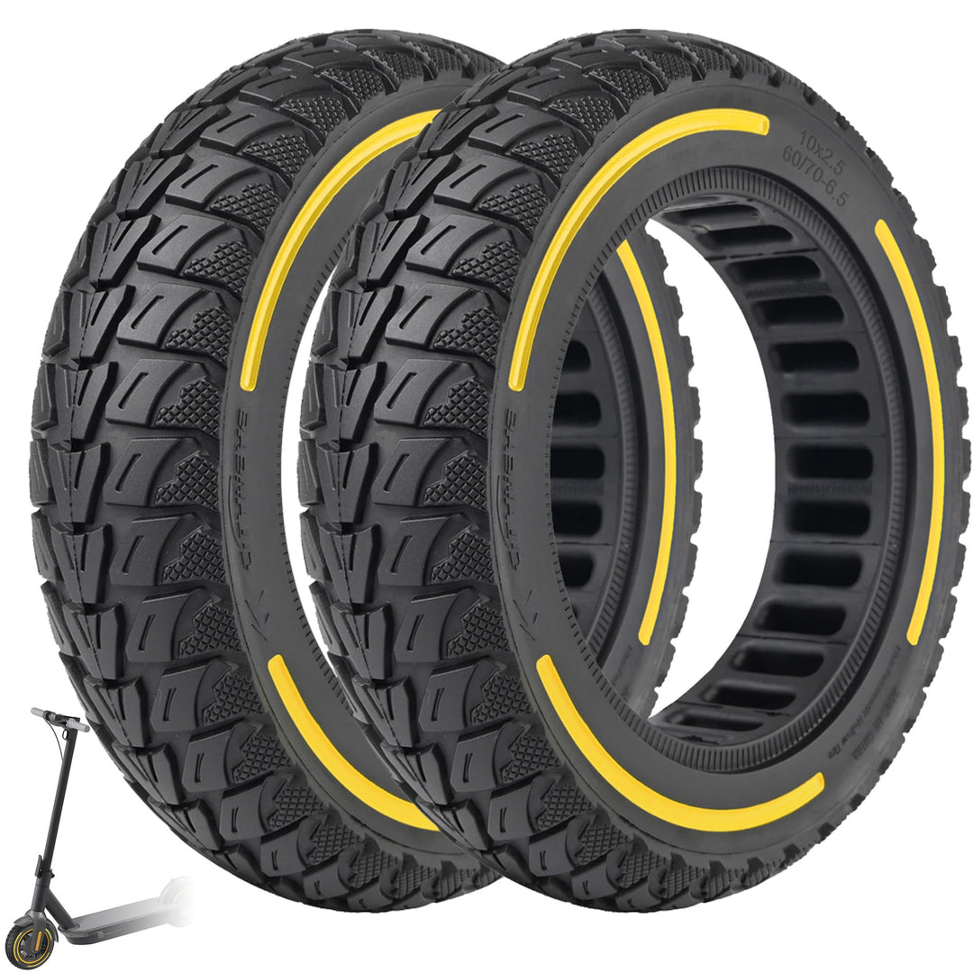 60/70-6,5 Vollgummireifen 10 Zoll Solide Reifen für Xiaomi 5/5 Pro/5 Max,für Ninebot Max G30/Max G30