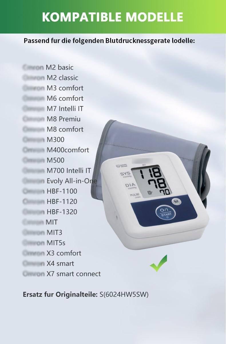 Bouge 6V Ladegerät Kompatibel mit Omron M500 M300 M400 M700 M2 M3 M6 M7 M8 M9 X3 X4 X7 Evolv All-in-