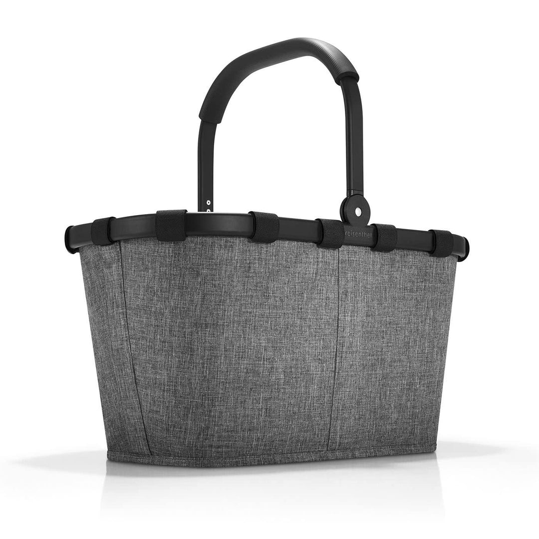 reisenthel carrybag Twist Silver - Stabiler Einkaufskorb mit viel Stauraum und praktischer Innentasc