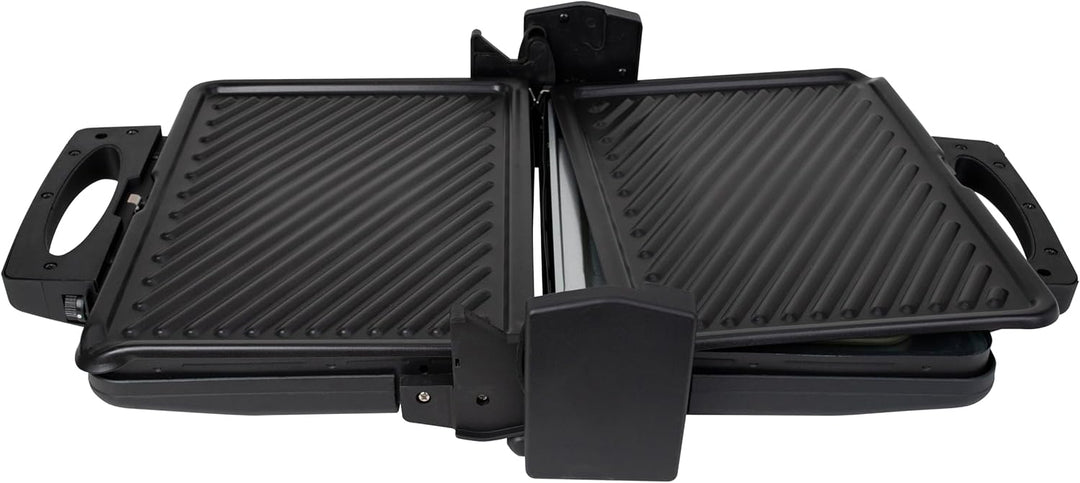 Silva Homeline KG 2410 Kontaktgriller – 1700W, Antihaftbeschichtete Grillplatten, Grillfläche 20,3 x