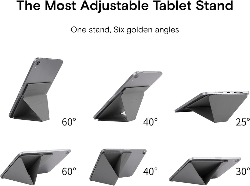 MOFT Unsichtbarer schlanker Tablet Ständer, verstellbares und faltbares Design, kompatibel mit Table