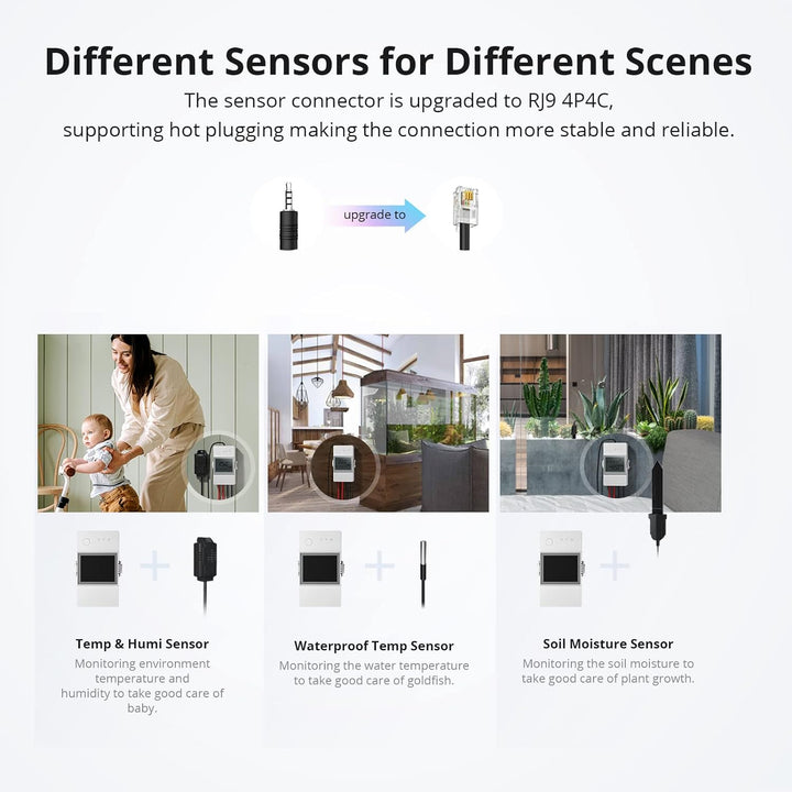 SONOFF THR320 Origin 20A Smart Schalter mit Temperatur und Luftfeuchtigkeit Überwachung Kompatibel m